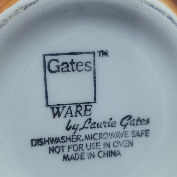 Laurie Gates Market Garden Vegetable Coffee Tea Mug Orange Cup - Picture 7 of 11